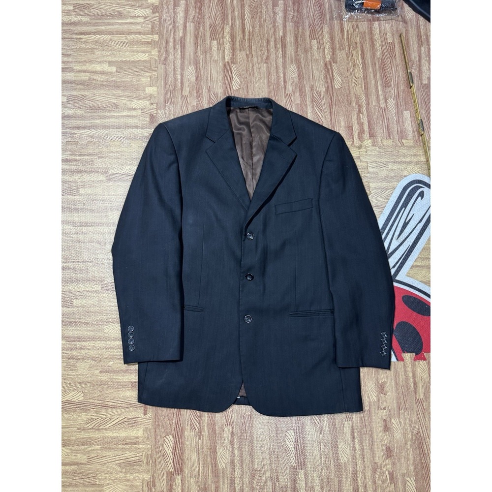 Mens Cavalli ‎ Pinstripe Blazer Jacket Business Formal Career Office 44R